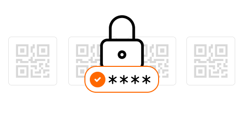 ZodQR features: QR code password