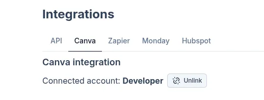 canva connected