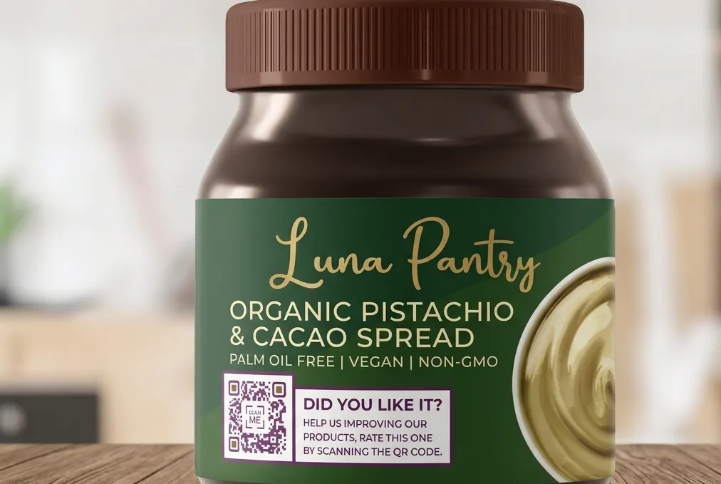 Rating QR code on product packaging