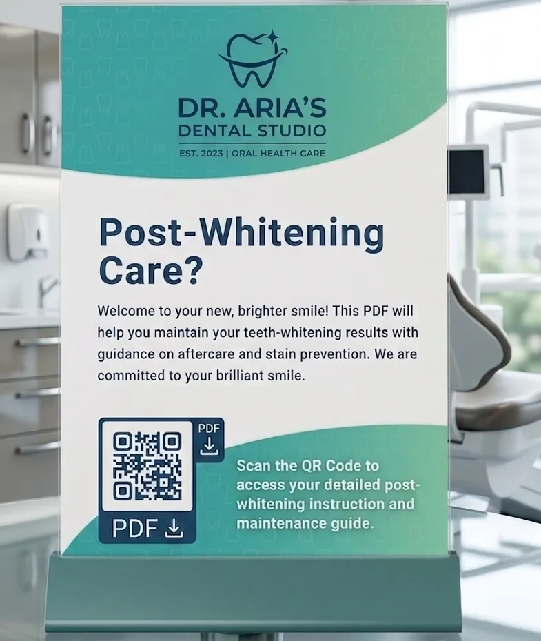 PDF QR code for medical equipment guides