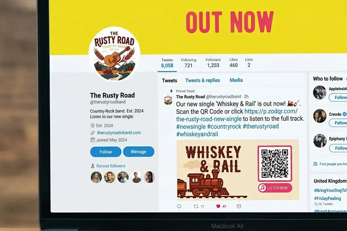 QR Codes for Musicians & Artists