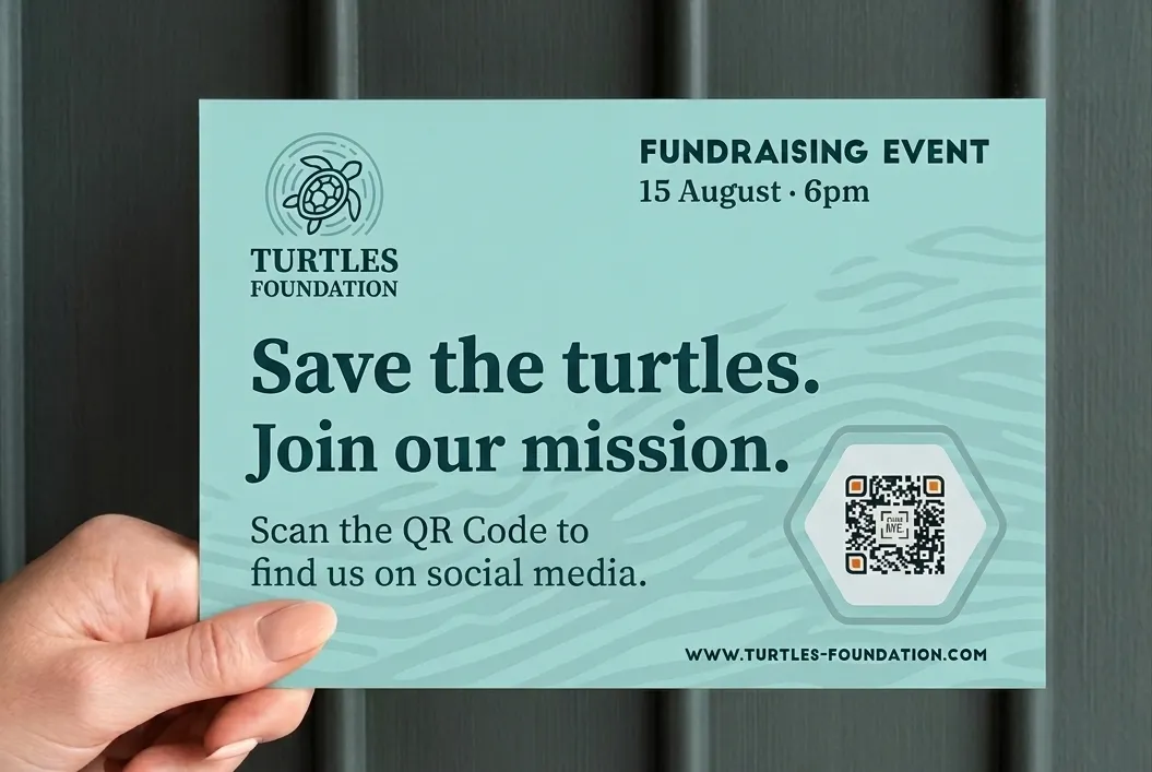 Social Media QR Code for nonprofit outreach