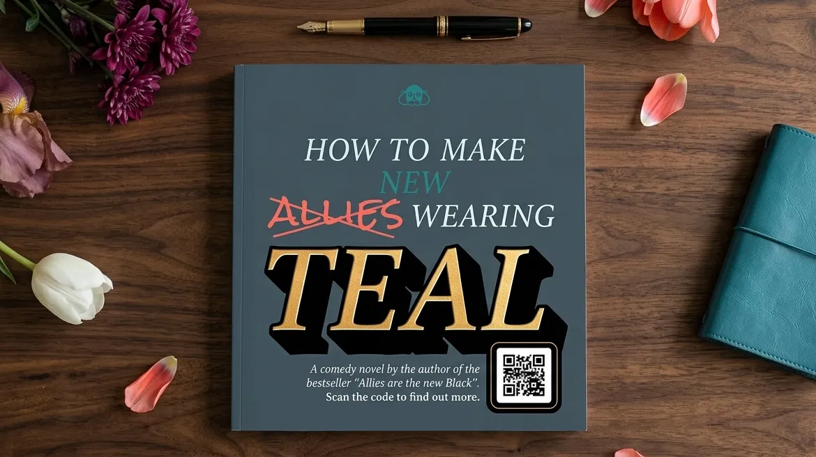 QR on books