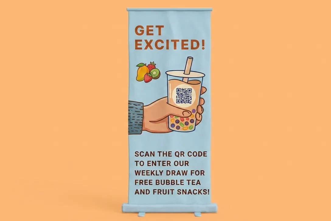 QR codes on Displays