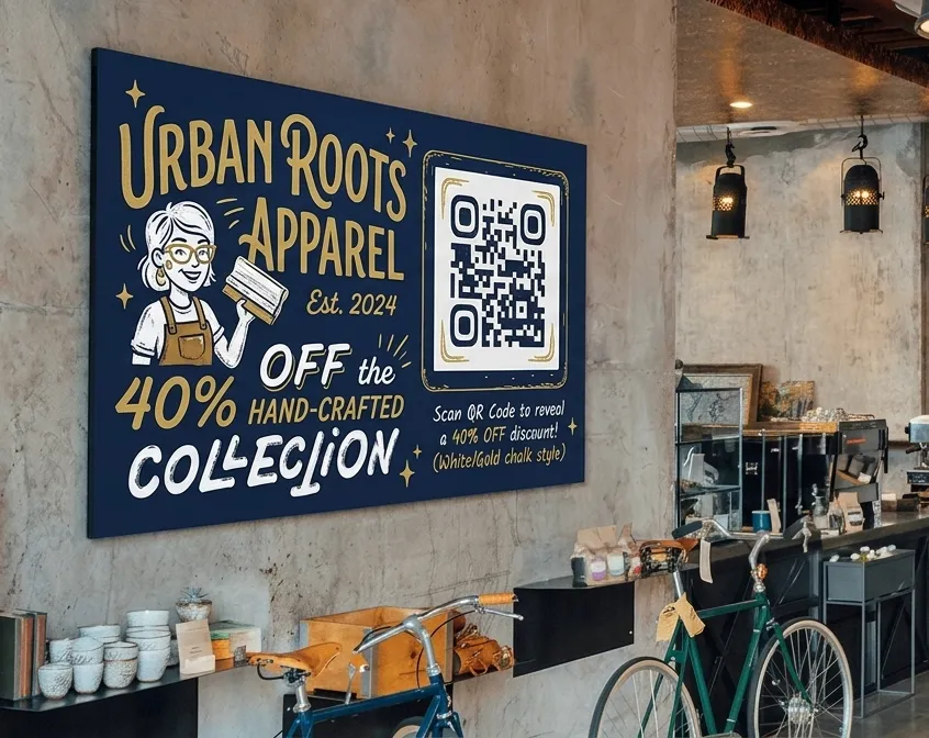 QR on displays