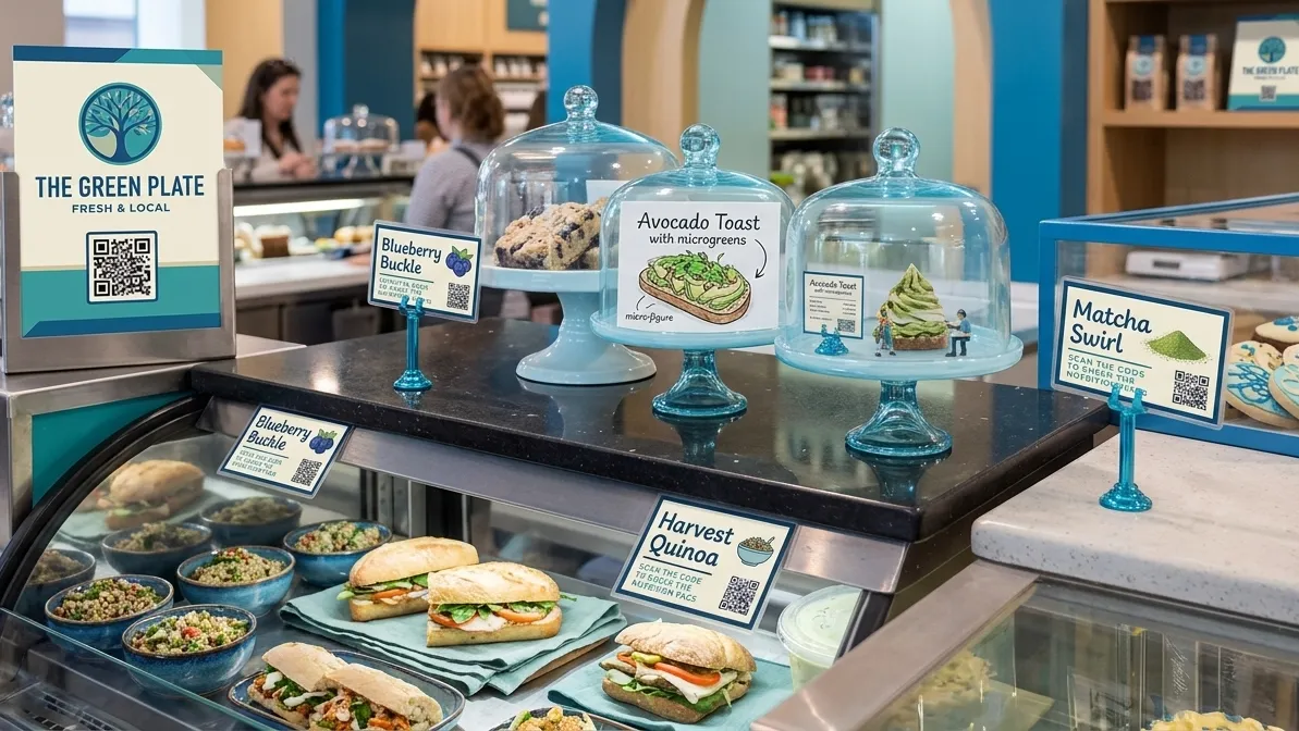 QR on displays