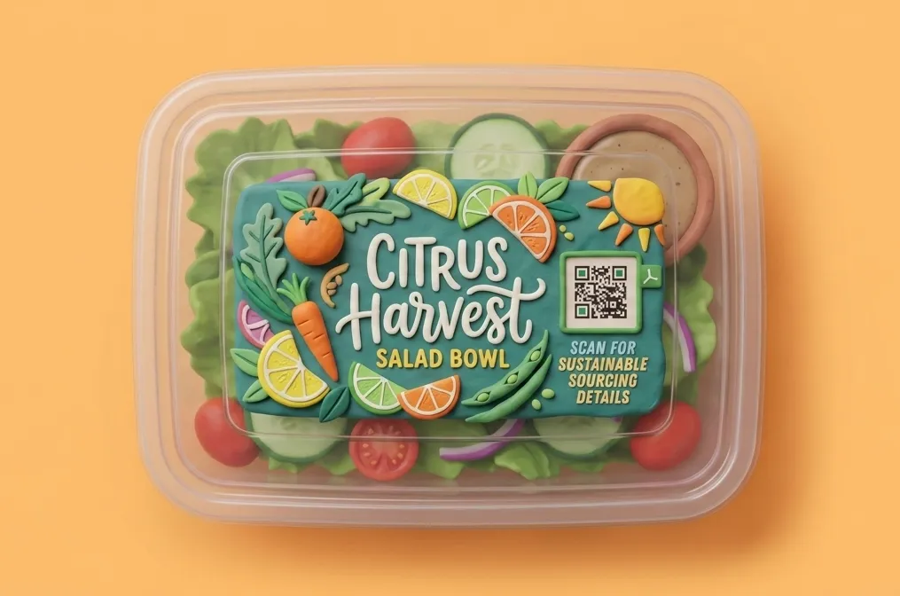 QR codes on Food Packaging