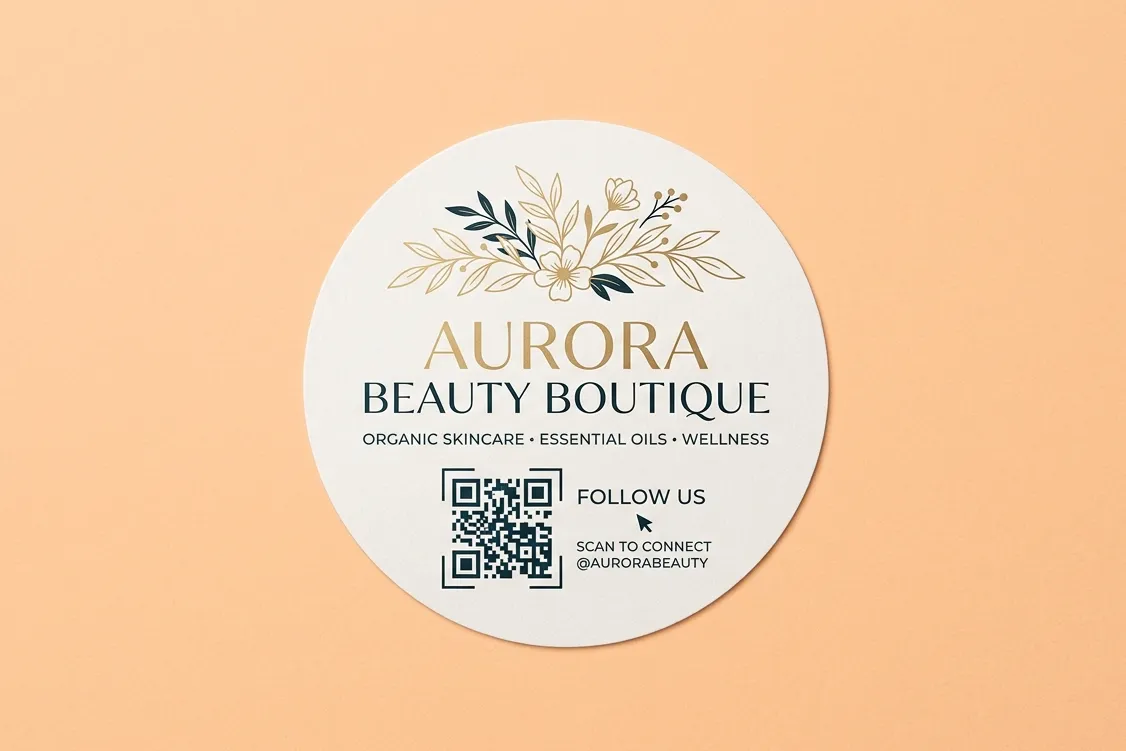 QR codes on Stickers & Labels