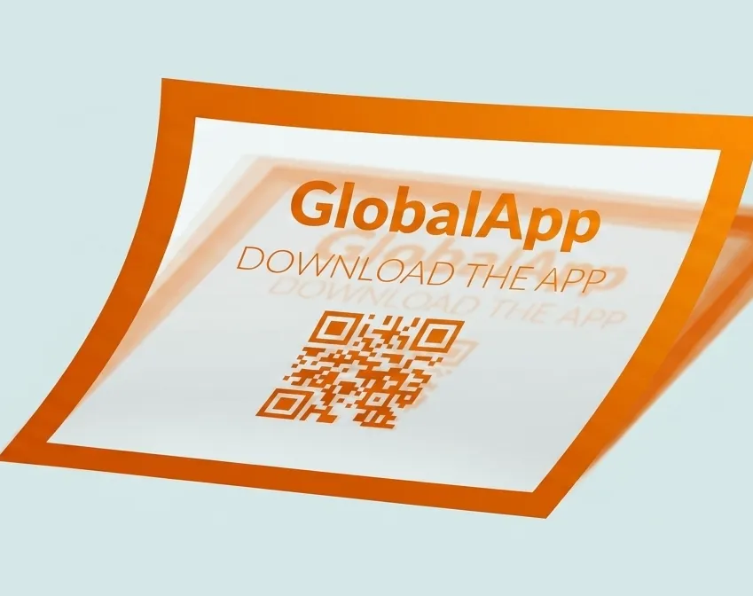 QR on labels for apps