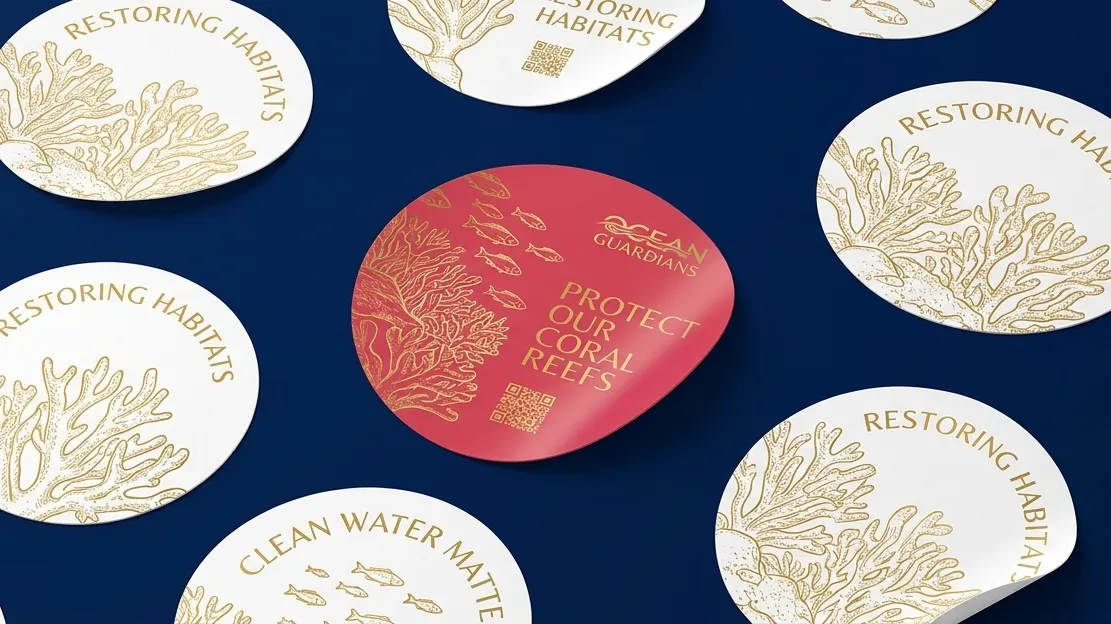 QR on labels for non profit org