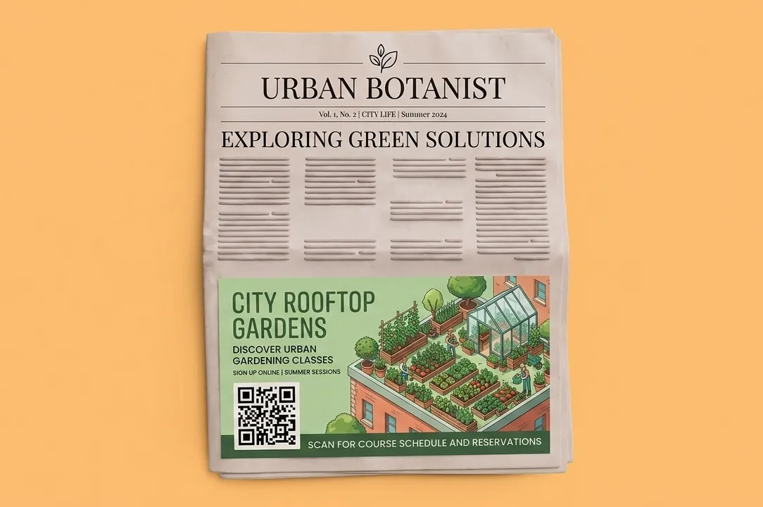 QR codes on Newspapers & Magazines