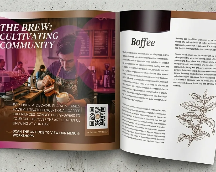 QR on newspaper & magazines