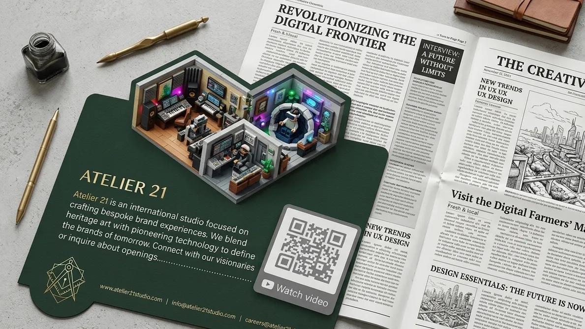QR on newspaper & magazines