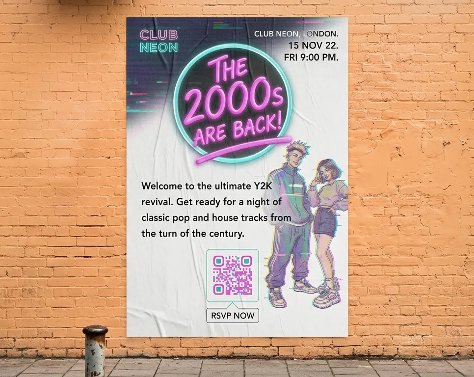 QR on posters