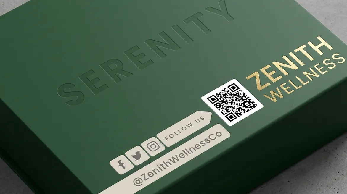 QR on product packaging for non gift