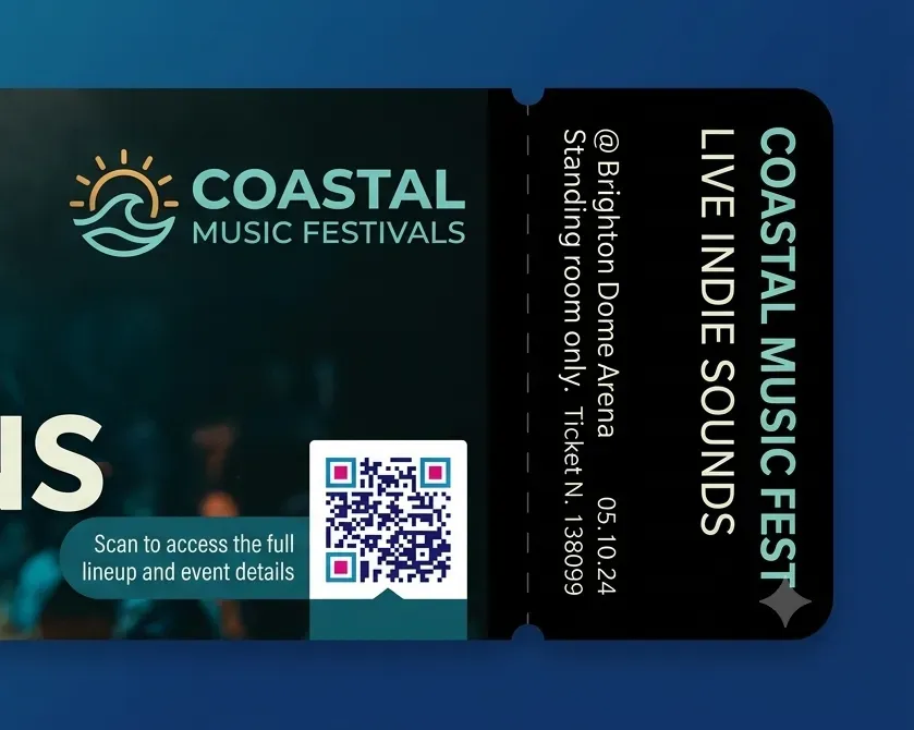 QR on ticket