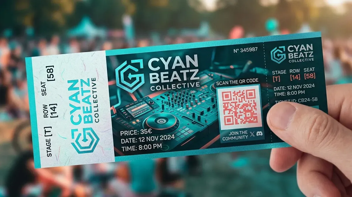 QR on ticket