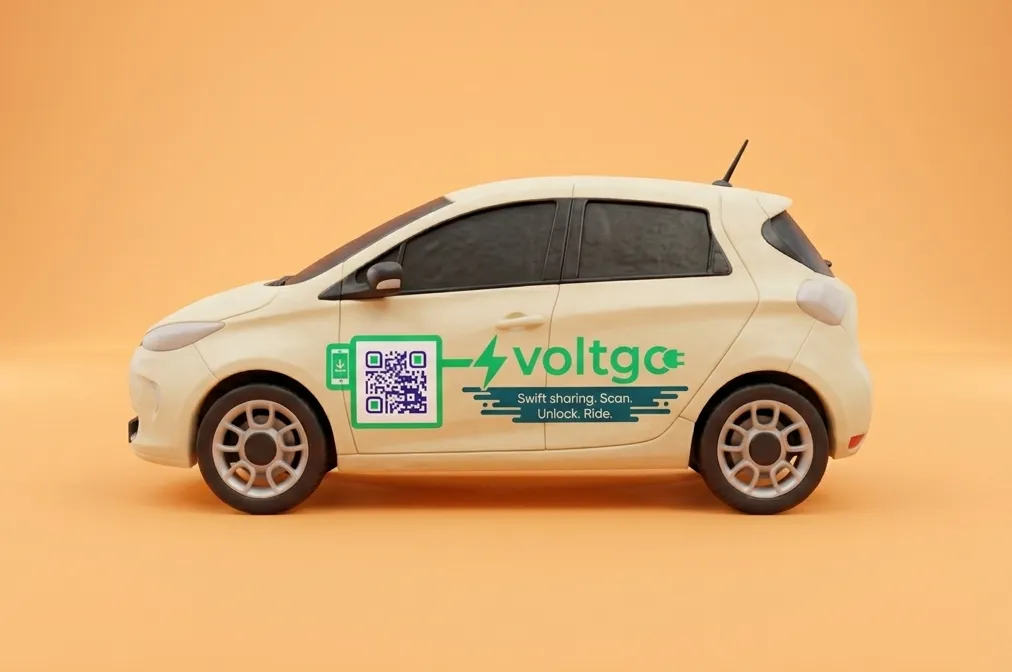 QR codes on Vehicles