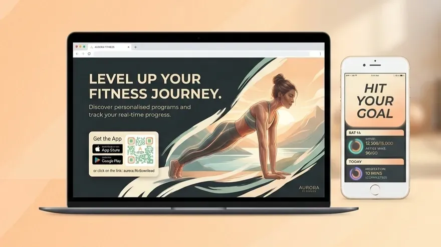 QR on website