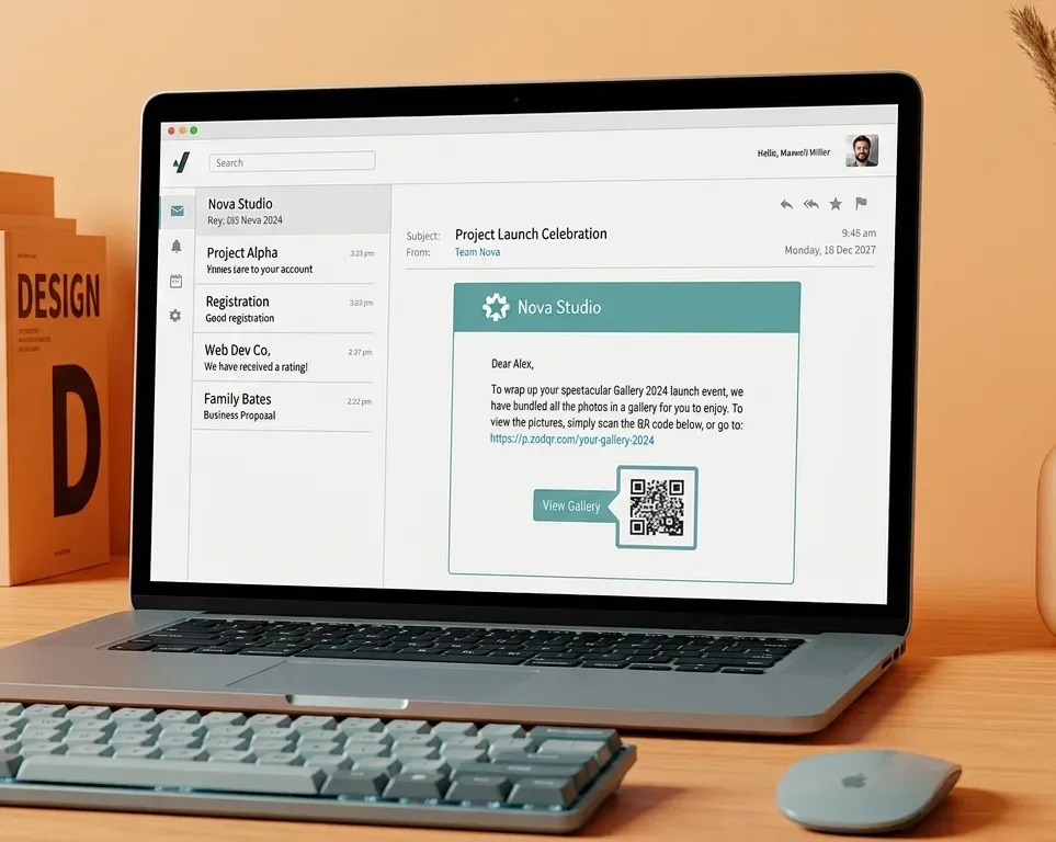 QR on website